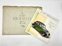 WOLSELEY: A pair of Sales Brochures for the 18/80 [Location: Sydney]