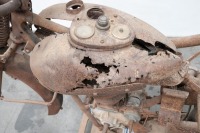 A circa 1936 Matchless motorcycle with engine and frame - 4