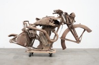 A circa 1936 Matchless motorcycle with engine and frame - 5