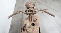 A circa 1936 Matchless motorcycle with engine and frame - 8
