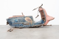 A 1960s Fuji Rabbit Superflow 'Rollamatic' body and frame