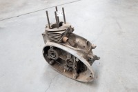 Circa 1950s/1960s Jawa motorcycle frame with two engines, engine with stamped *353.101854, other engine unstamped - 11