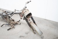 A Eastern European motorcycle frame, possibly Jawa, tail lamp made in Czechoslovakia - 6