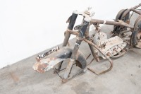 A DKW Motorcycle frame with incomplete engine with loose DKW rear chain guard, engine and frame no. unknown - 4