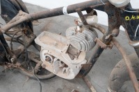 A DKW Motorcycle frame with incomplete engine with loose DKW rear chain guard, engine and frame no. unknown - 7
