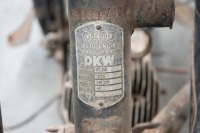 A DKW Motorcycle frame with incomplete engine with loose DKW rear chain guard, engine and frame no. unknown - 8