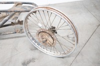 A BSA Bantam swing arm frame with forks and wheels - 4