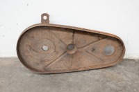 A circa 1950s Royal Enfield inner chain guard - 2
