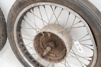 A pair of Matchless 19" alloy wheels, front and rear - 2