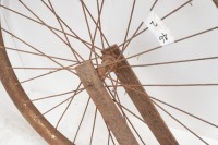 Two beaded edge 23" 32 spoke wheels - 2