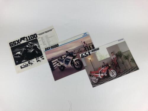 SUZUKI: Three original Suzuki GSXR 1100 colour sales brochures
