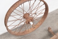 A vintage sidecar chassis with mudguard and beaded edge wheel, no fittings - 3