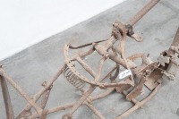 A circa mid-1930s AJS frame with a complete set of Norton style Webb forks - 3