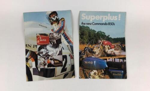 NORTON: Two original Norton 850 and range colour sales brochures