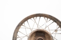 A circa 1941 Indian 741 18" rear wheel, Kelsey Hayes rims - 2