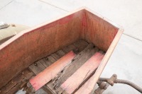 A circa 1930s/1940s Dusting Sidecar chassis, complete with tub, wheel, guard and mounting brackets, unknown fitment, body appears home made - 4