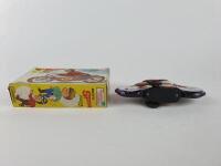 RACING: Spanish ROMAN Moto Sprint racer c1970s, friction, 14.5 cms plus Police bike, friction, made in Japan c1970s. - 9