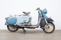 A circa 1960 Puch Scooter, possibly a SR150 Alpine model, numbers not visible - 8
