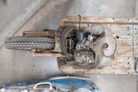 A circa 1960 Puch Scooter, possibly a SR150 Alpine model, numbers not visible - 10