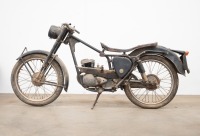 A mid to late 1950s BSA Bantam D3 150cc swing arm frame motorcycle, engine no. VD3 12457 - 5