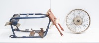 A 1960s minibike with wire wheel