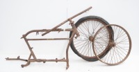 A Douglas frame and two 26 x 2.5" wheels