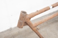 A circa 1924/1925 Australian Invincible frame, numbers appear to read '1614', rear frame lug completely broken off - 2