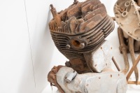 Four BSA items including a M20 motor (doesn't turn) and M20 bottom end - 4