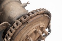 A BSA C10 engine, together with carbie, generator, distributor, gearbox, clutch, turns over - 4