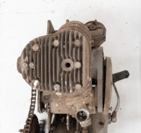A BSA C10 engine, together with carbie, generator, distributor, gearbox, clutch, turns over - 7