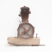 A veteran BSA motor, doesn't turn, suitable for parts