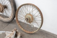 A BSA Bantam frame, forks and 2 wheels - 3