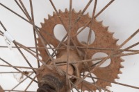 A BSA fat tank rear wheel with sprocket - 2