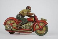 RACING: Technofix Speedway Motorcycle, RN 4, clockwork, made in US Zone Germany - 8