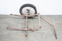 A sidecar chassis complete with wheel