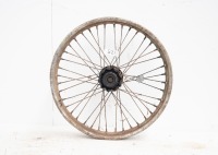 A 1950s BSA/Triumph crinkle hub 19" wheel