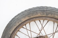A 19" rear wheel, with axle, turns - 2