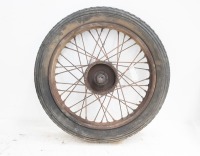A 19" rear wheel, with axle, turns - 3