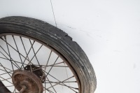 A 19" rear wheel, with axle, turns - 2