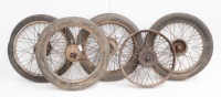 A collection of various wheels