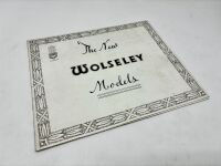 WOLSELEY: A group of three Sales Brochures, one for the Wolseley model range and two for the Twelve model [Location: Sydney] - 8
