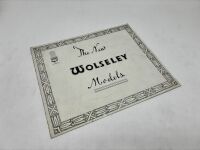 WOLSELEY: A group of three Sales Brochures for the Drophead Coupe and general model ranges [Location: Sydney] - 5