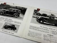 WOLSELEY: A group of three Sales Brochures for the Drophead Coupe and general model ranges [Location: Sydney] - 9