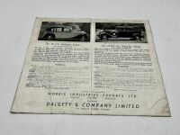 WOLSELEY: A group of three Sales Brochures for the Drophead Coupe and general model ranges [Location: Sydney] - 10