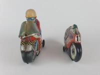 RACING: Mechanical Motor Cycle by Yonezawa Japan, late 1960s, Paya Racing Bike 17 cms made in Spain. - 4