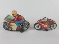 RACING: Mechanical Motor Cycle by Yonezawa Japan, late 1960s, Paya Racing Bike 17 cms made in Spain. - 6