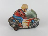 RACING: Mechanical Motor Cycle by Yonezawa Japan, late 1960s, Paya Racing Bike 17 cms made in Spain. - 11