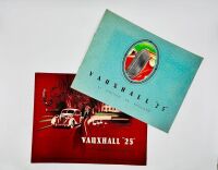 VAUXHALL: A pair of Sales Brochures for the 25 model [Location: Sydney]