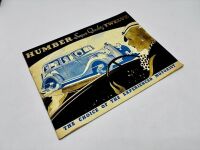 HUMBER: A pair of Sales Brochures for the 1936 model range and the Twelve model [Location: Sydney] - 2