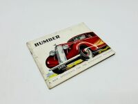 HUMBER: A pair of Sales Brochures for the 1936 model range and the Twelve model [Location: Sydney] - 7